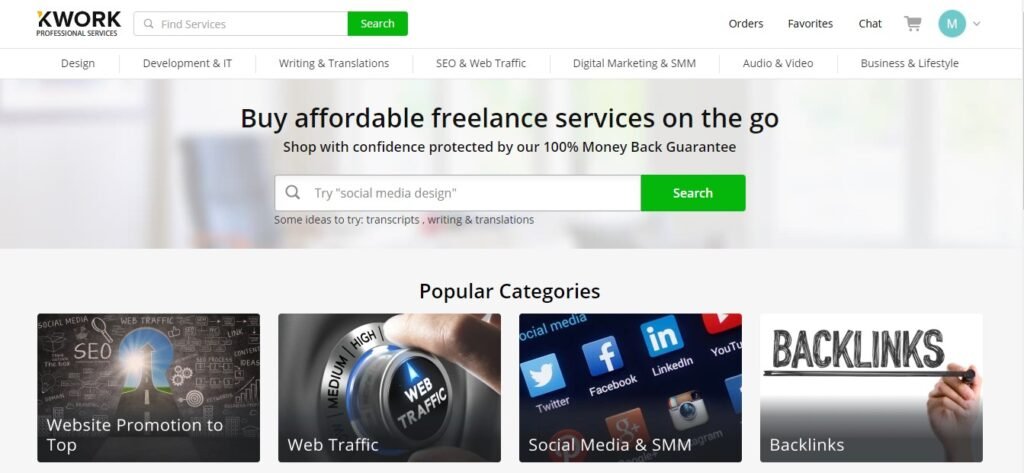 "Kwork: Discover Reliable Freelance Services - Start with Confidence! #QualityFreelancing"